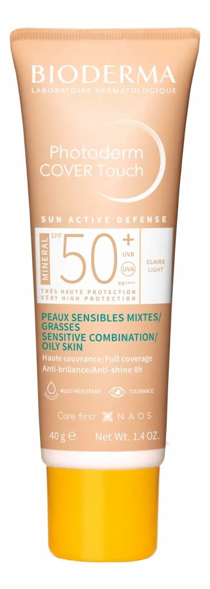 Protetor Photoderm Cover Touch Fps50 Claro - Bioderma - 40g