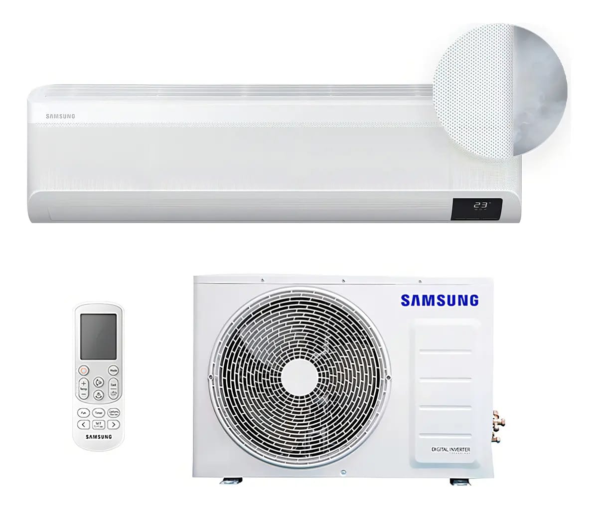 Split Inverter Samsung Wind Free Connect 22k Btu/h Q/f