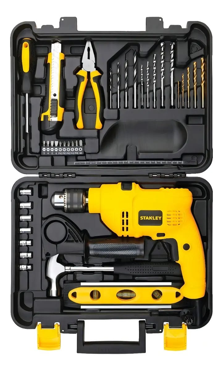Furadeira Impacto 600w Com Acessório Stanley Stdh6513ka