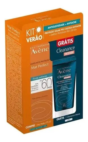 Protetor Solar Avène Mat Perfect Fps60 40g + Gel 40g