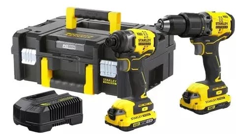 Furadeira E Parafusadeira De Impacto Stanley Sbdi465d2t Cor Amarelo