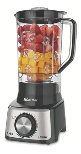 Liquidificador Mondial Turbo Black 850w Com Filtro