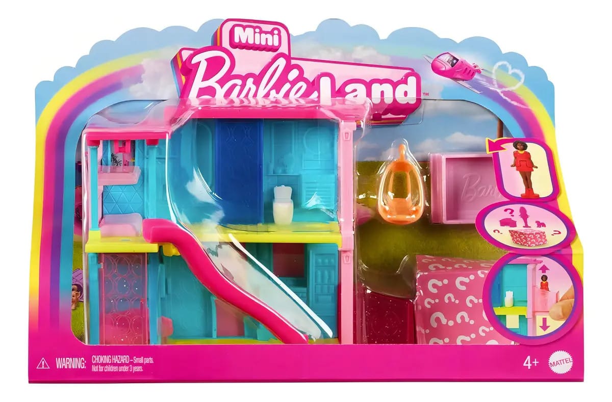Mini Casa Barbie Barbieland Hyf46 Rosa Chiclete Rosa-chiclete