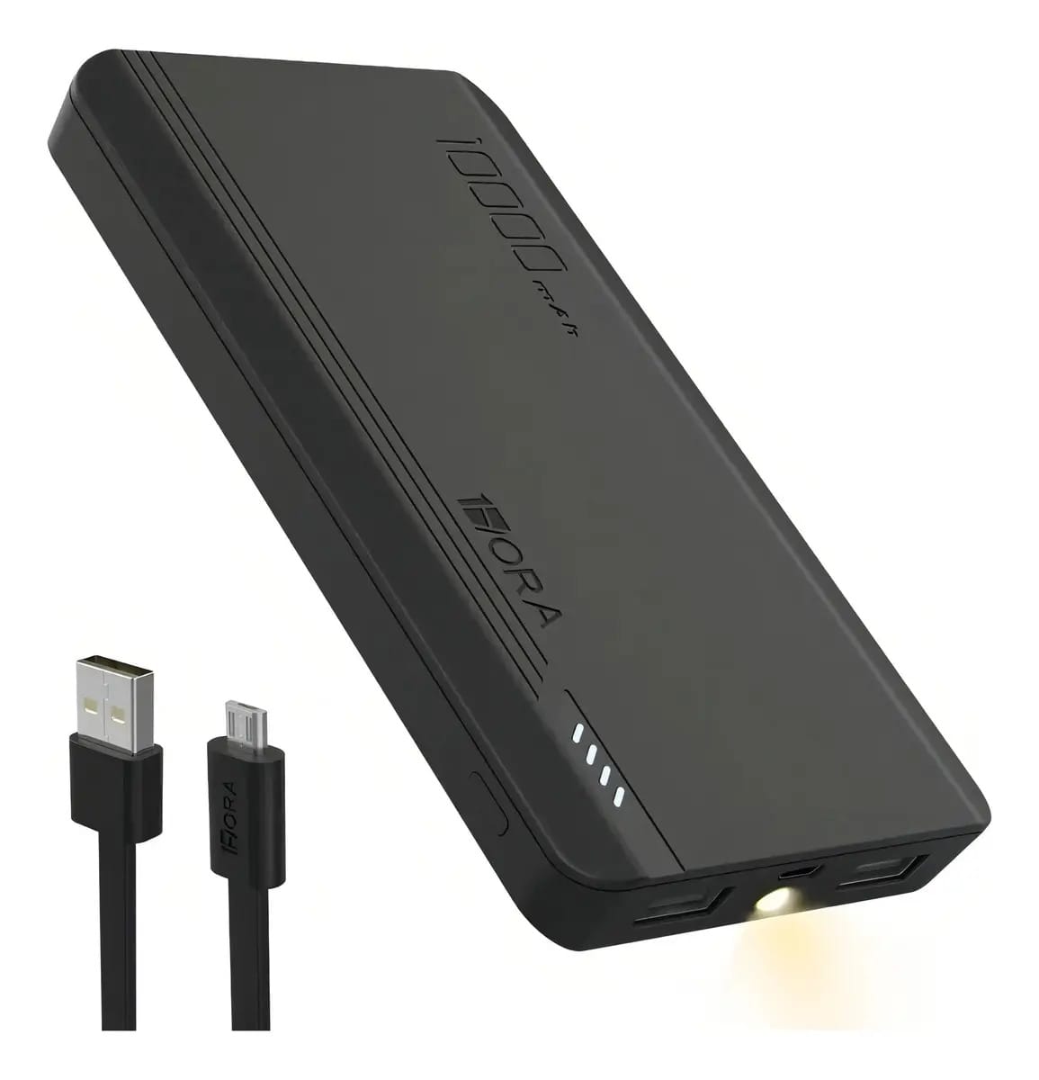 Carregador Portátil Power Bank 10000mAh 2 Portas USB Samsung Xiaomi