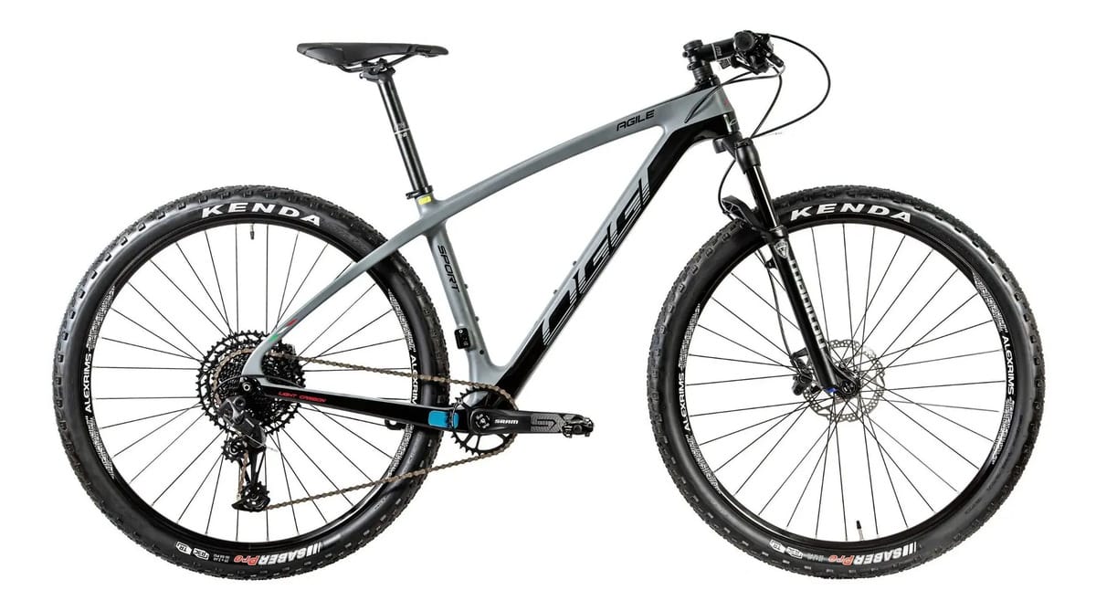 Bicicleta mountain bike Oggi Agile Sport 2020 R29 tamanho do uadro 19" - grafite/preto