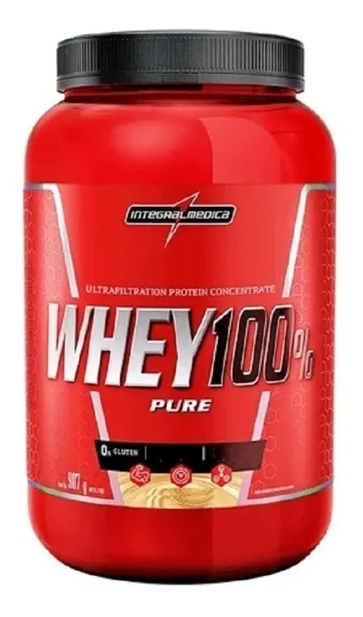 Suplemento en pó Integralmédica Whey protein sabor birthday cake x 900g