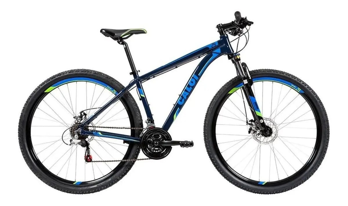 Bicicleta mountain bike Caloi Sport Hardtail Caloi 29 2018 tamanho do uadro M - azul
