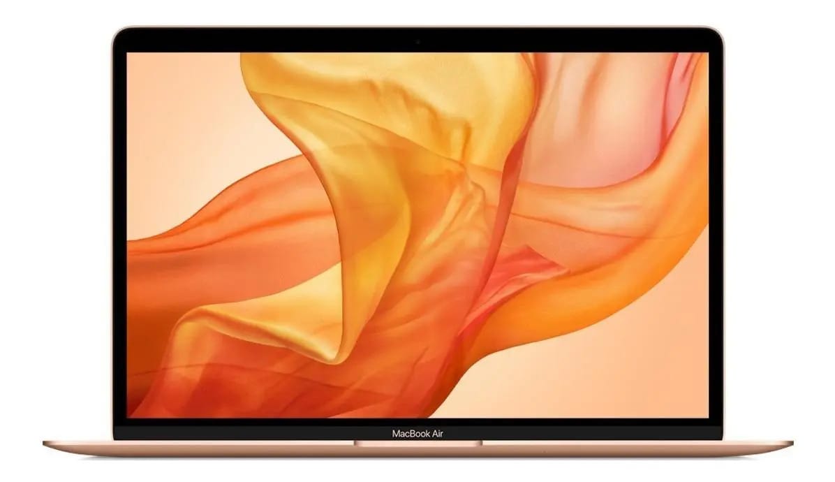 Apple MacBook Air A1932 (True Tone 2019) Ouro 13" 2560 px x 1600 px Intel 8210Y 8GB de Ram