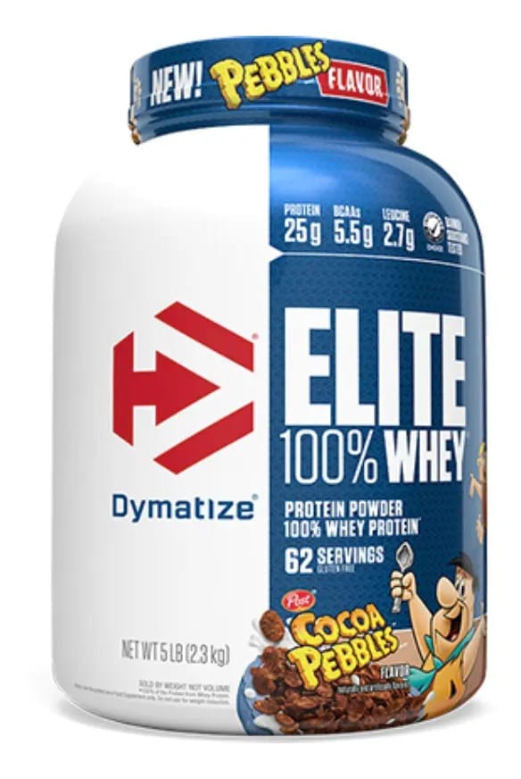 Suplemento en pó Dymatize Elite Whey Protein Whey protein de Elite 100% Whey Protein sabor cocoa pebbles x 2.3kg