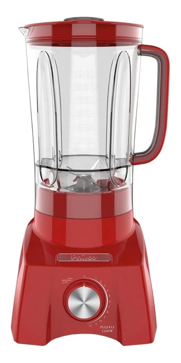 Liquidificador PLQ1412V 1200W Vermelho Philco