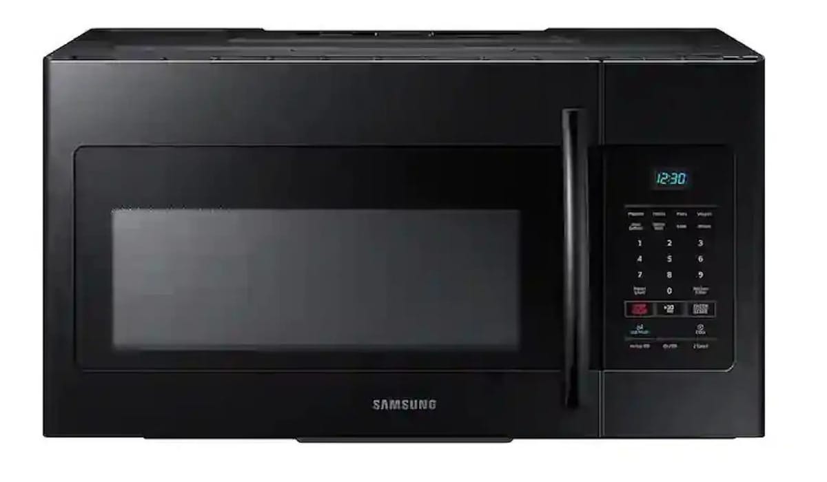 Micro-ondas Samsung ME16H702SE preto 45.3L
