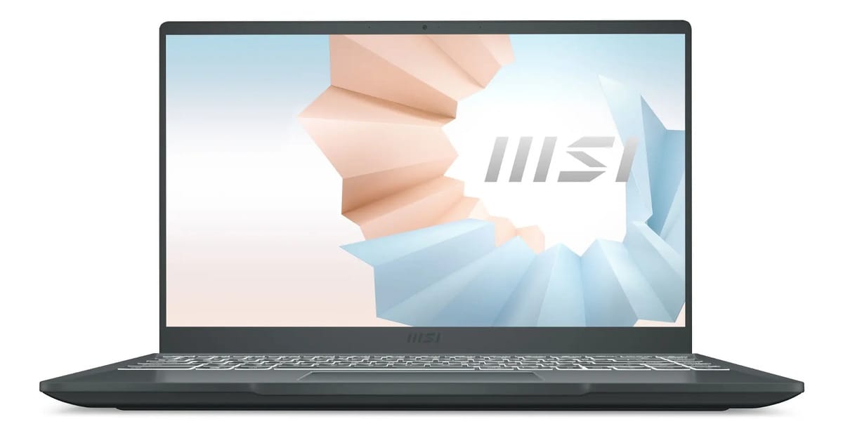 Msi Modern 1135G7 8GB RAM 512GB Black