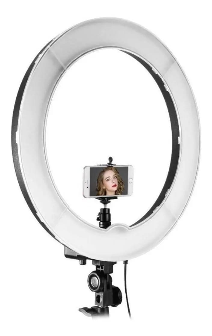 Aro de luz led Neewer 10088612 cor branca-frio