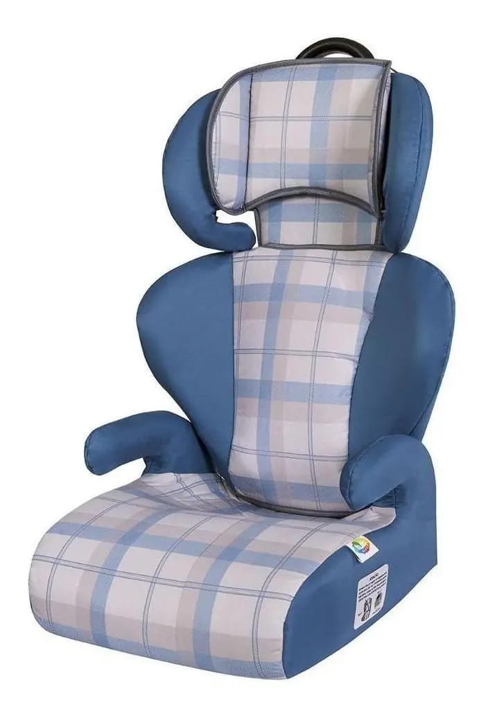 Cadeira, booster Tutti Baby Cadeira Safety & Comfort xadrez jeans