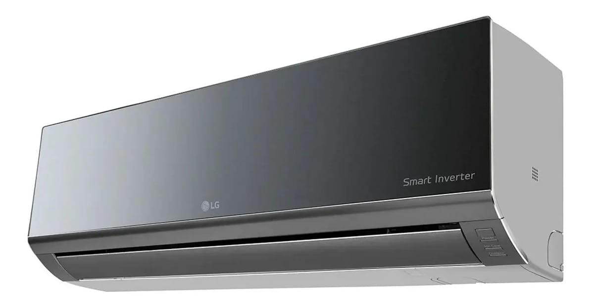 LG Smart Inverter Artcool AS-W092BRG2 prateado