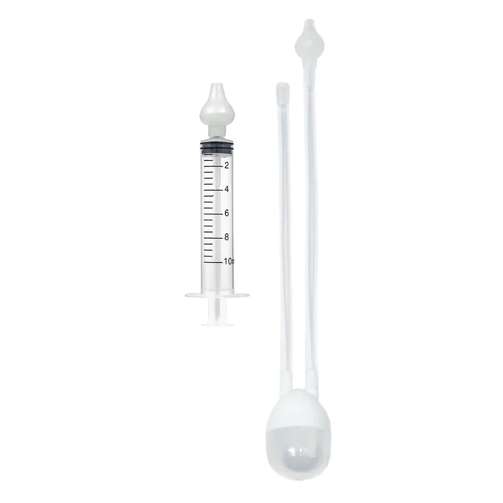 Kit Aspirador Nasal de Sucção com Seringa Buba · Cor: Branco · Modelo: Sucção e Seringa — foto 2 de 3