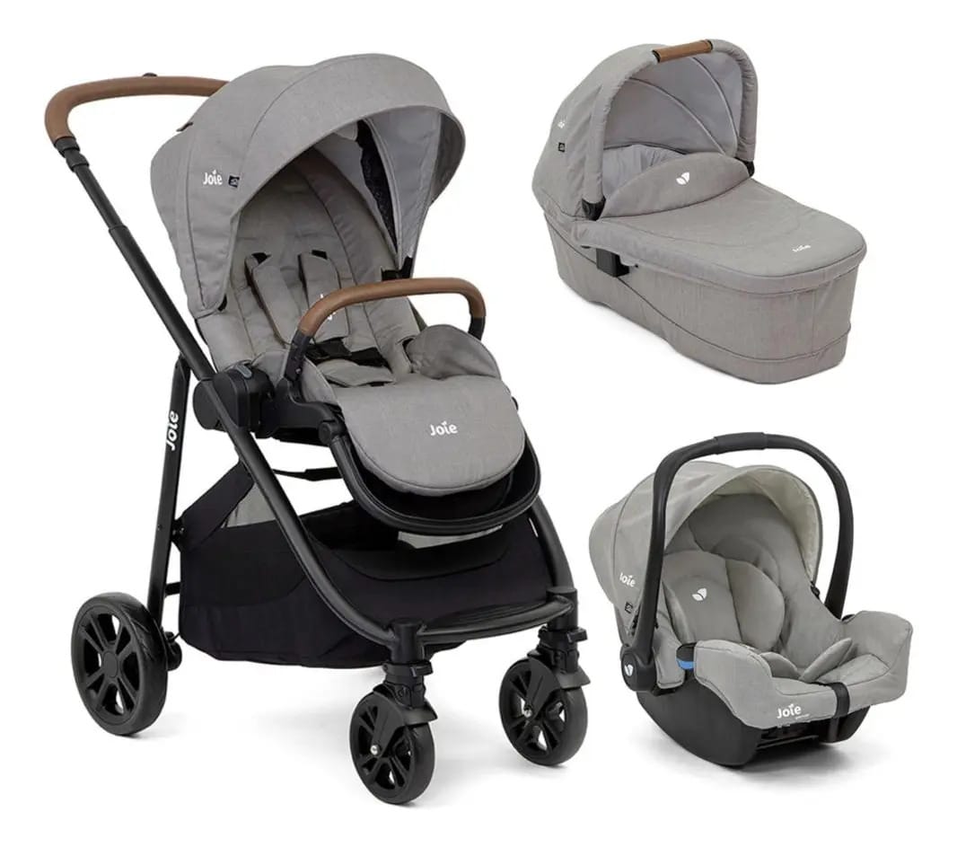 Carrinho De Bebê Versatrax Trio Gray Flannel Joie