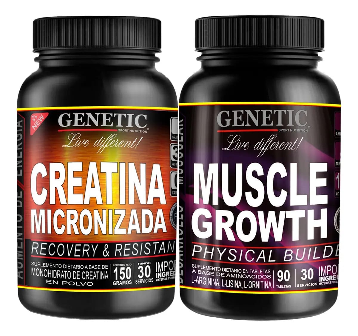 Muscle Max Muscle Growth, Creatina Micronizada, Sabor Genético Neutro