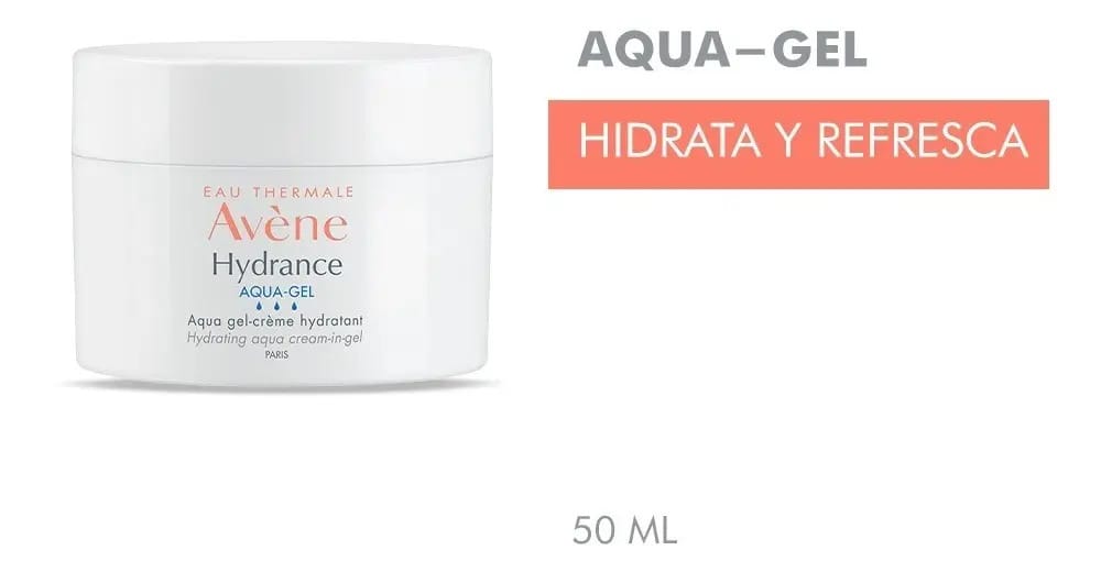 O gel hidratante Avene Hydrance Aqua X 50ml desintoxica a pele