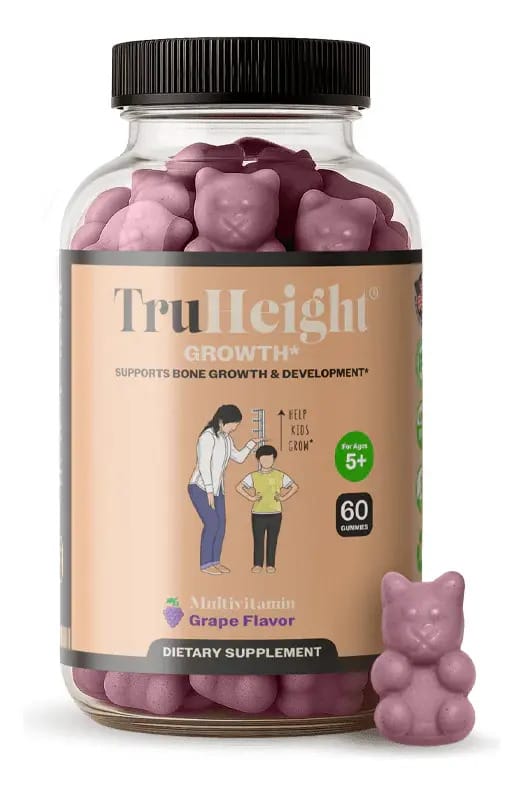 Multivitamínico Truheight Grape Growth 60 gomas