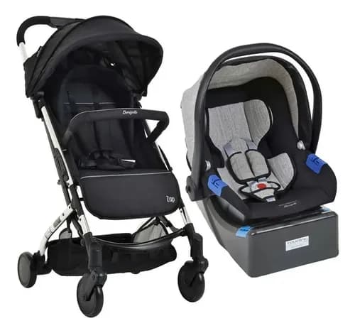 Carrinho De Bebê Zap Metal Bebê Conforto E Base Burigotto