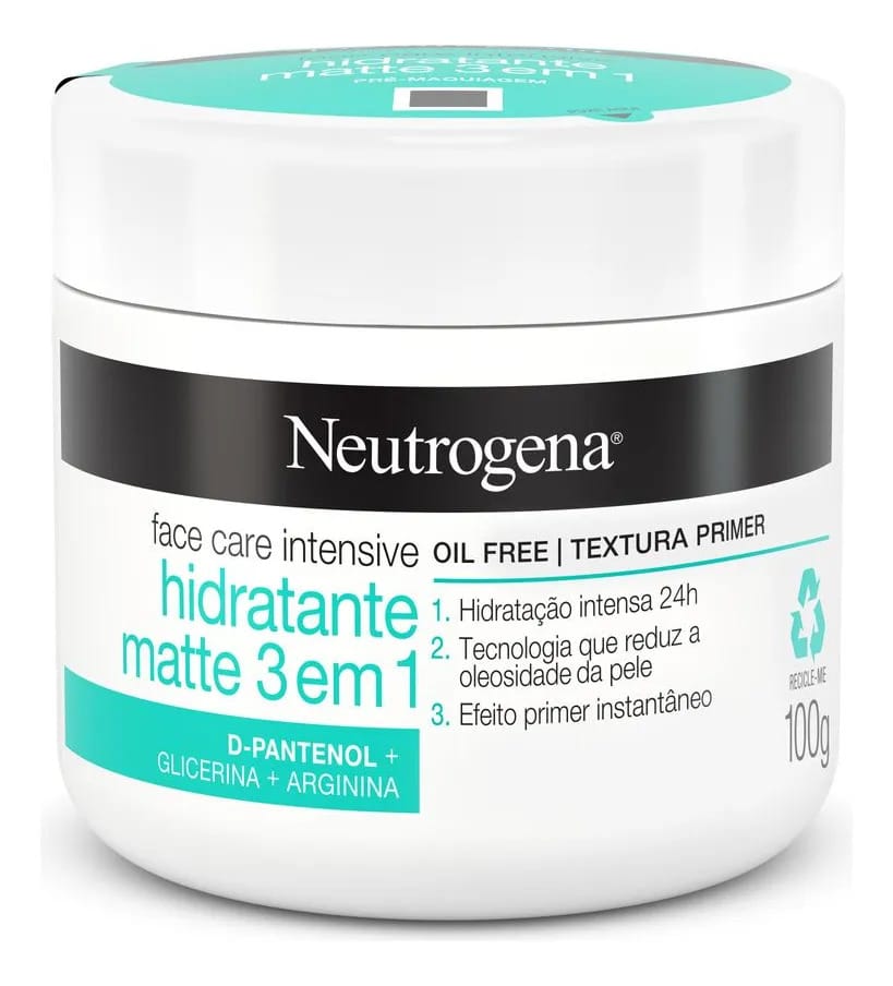 Creme Hidratante Efeito Matte Facial Neutrogena Pote 100g