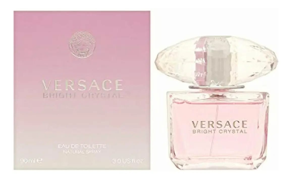 Spray Versace Bright Crystal, 3 onças fluidas