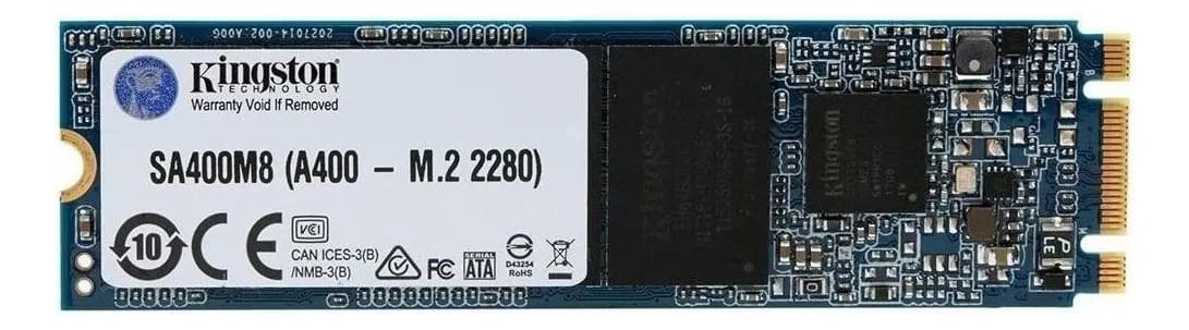 Unidade em estado sólido SSD M2 Kingston SA400M8/240G 240GB