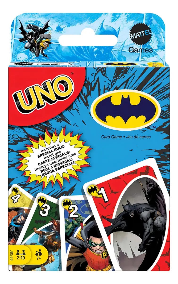 Jogo de cartas Uno Batman Mattel