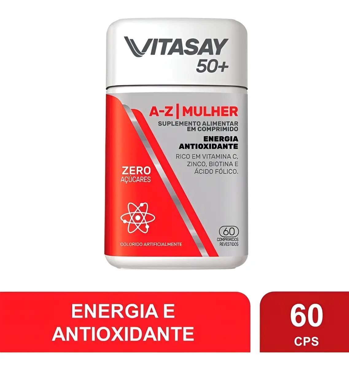 Vitasay 50+ Mulher A-Z Suplemento Multivitamínico 60 Comprimidos