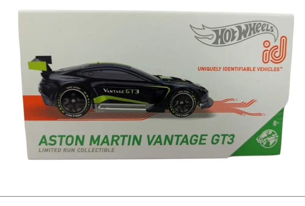 Hot Wheels Id Aston Martin Vantage Gt3 Spectraflame preto