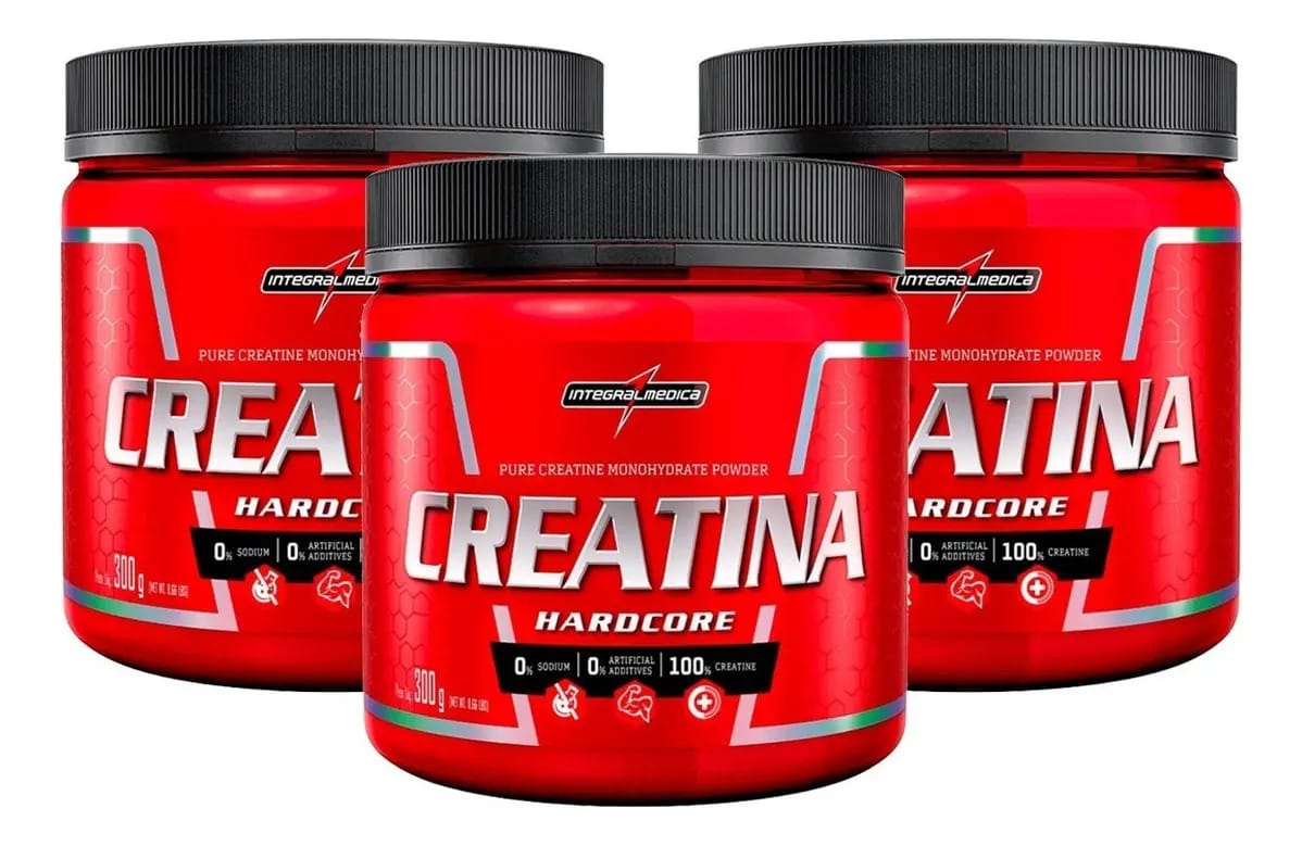 Kit 3 Creatina Integralmédica 300g