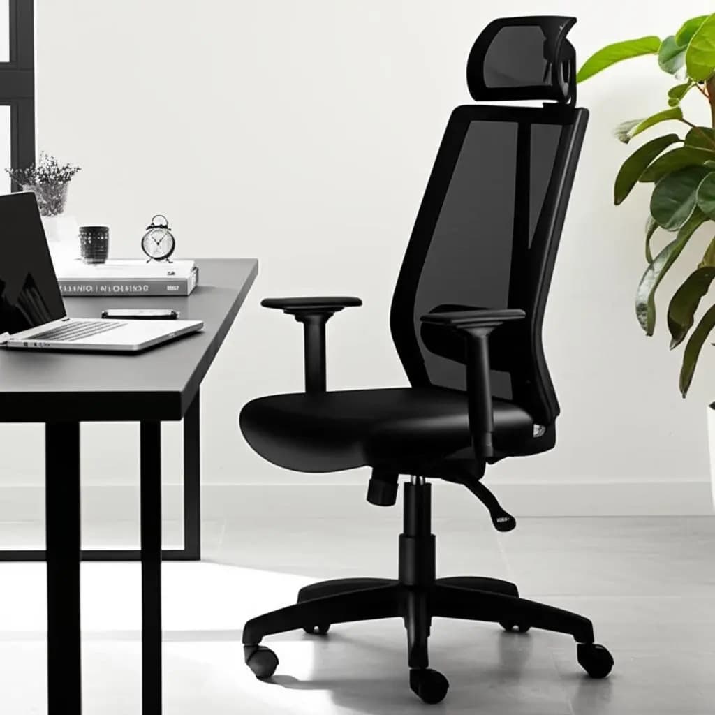 Cadeira De Escritório Frisokar Addit Apoio Cabeça Ergonômica
