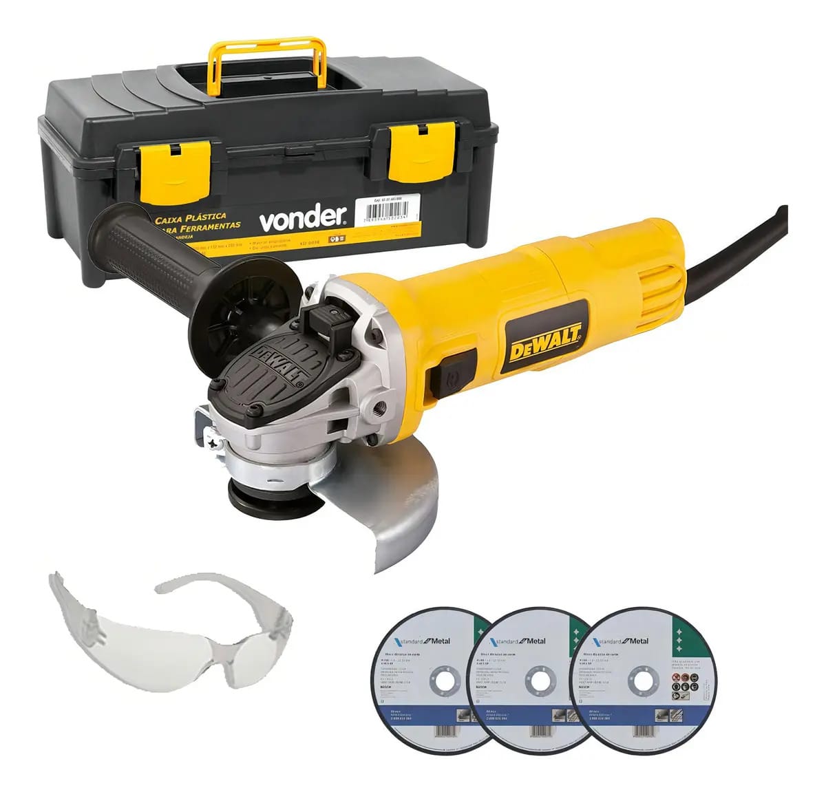 Esmerilhadeira Ang Dewalt Dwe4020 4.1/2 800w + Maleta