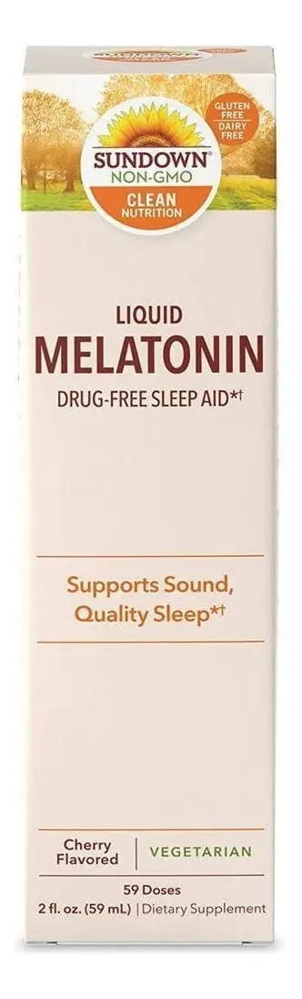 Melatonina, 1mg, Líquida, 59ml, Sundown