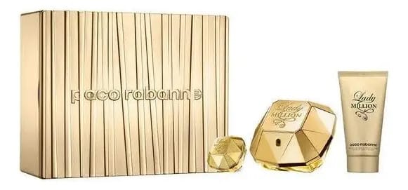 Lady Million Paco Rabanne Edp 50ml + Bl 75ml + Mini 5ml