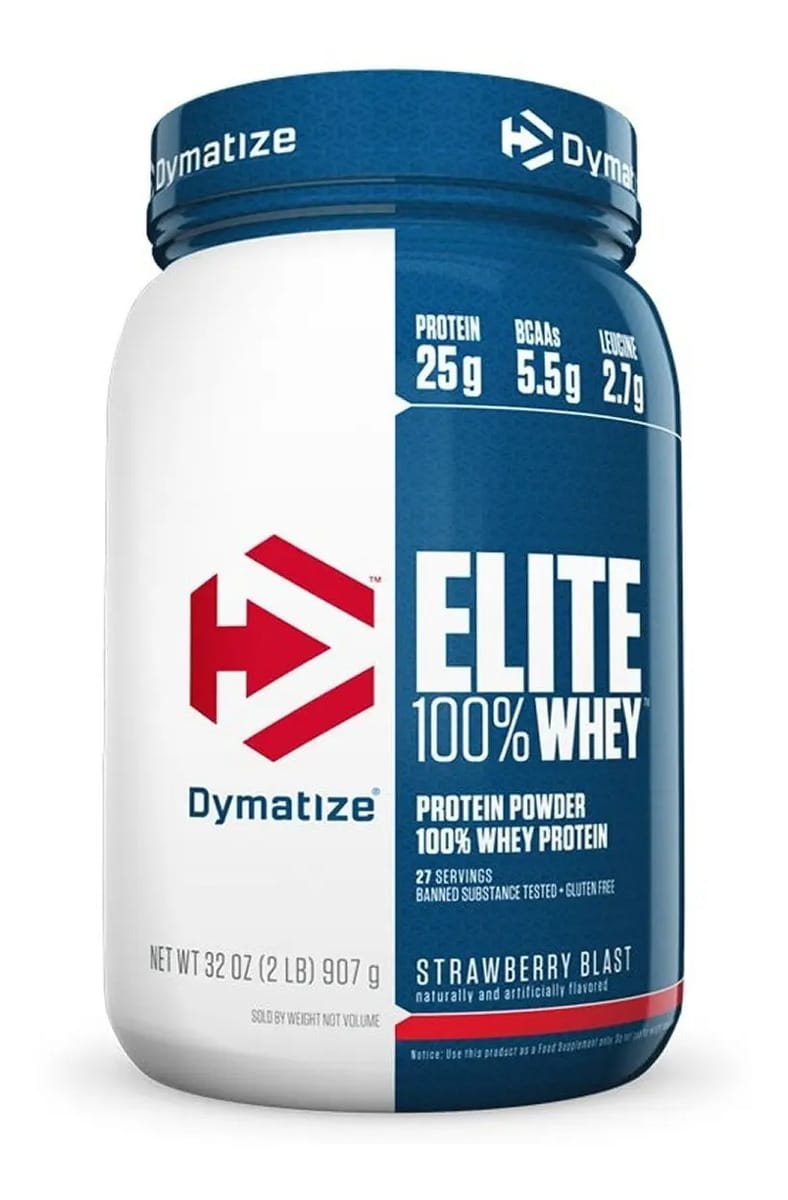 Elite Whey Protein 900g - Dymatize - Isolado + Concentrado