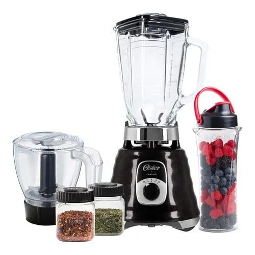 Liquidificador Oster Liquidificador KITOSTER278 preto com jarra de vidro