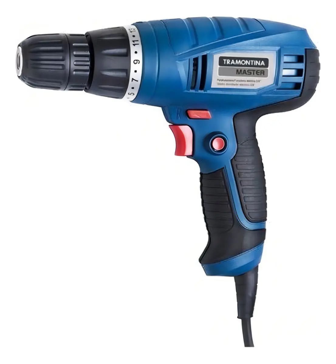 Parafusadeira/Furadeira 280 W 3/8" MASTER Para Uso Profissional Com Velocidade Variável e Sistema de Reversão Tramontina