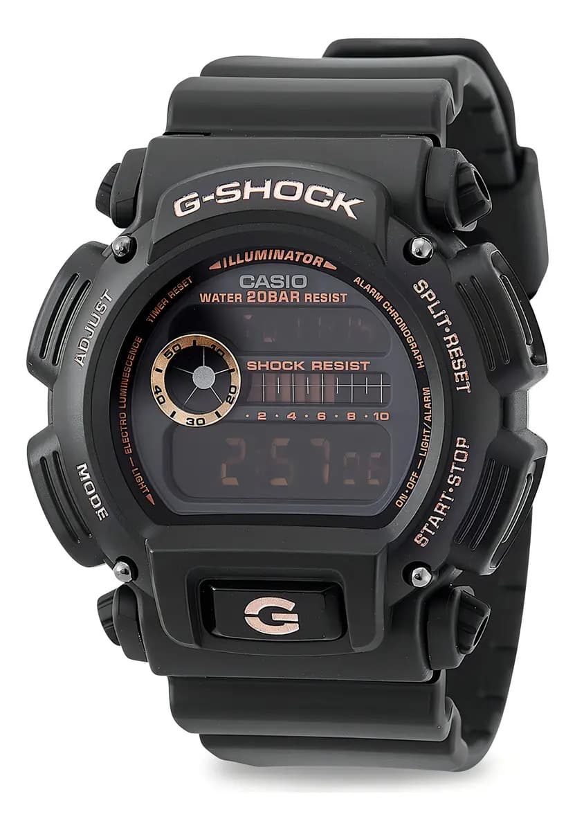 Casio G-Shock DW-9052GBX-1A4DR 42mm preto Masculino