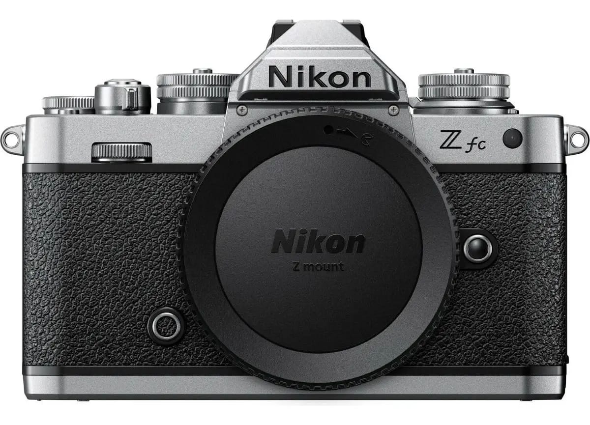 Câmera Nikon Z Fc Corpo 20.9mp 4k Wi-fi E Bluetooth Cor Prateado