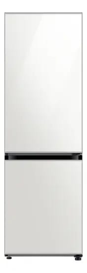 Refrigerador bege Samsung Bespoke de 12 pés com montagem inferior