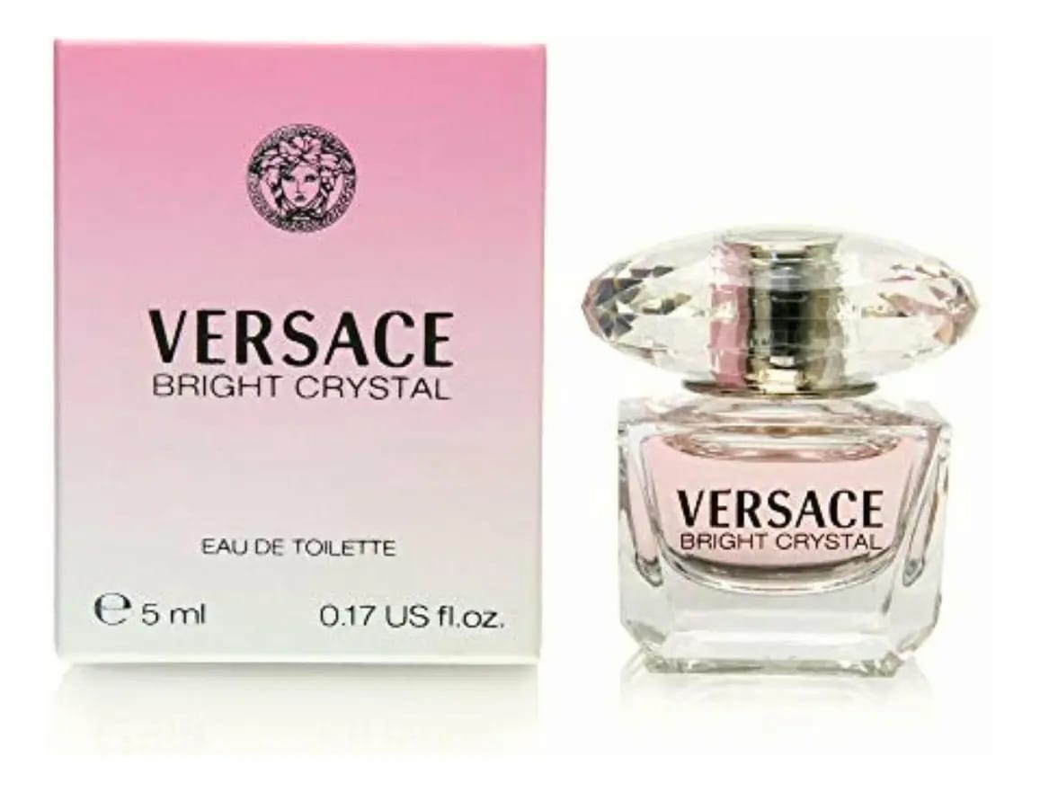 Versace Bright Crystal para mulheres, Splash Mini, 5 ml