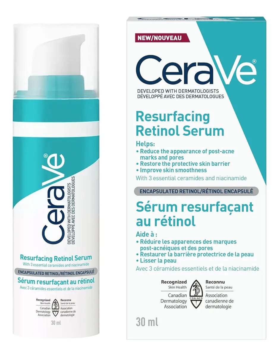 Sérum facial rejuvenescedor Cerave Retinol com niacinami