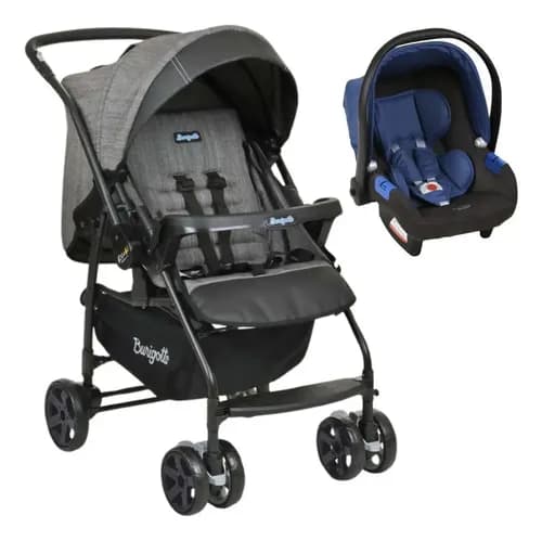 Carrinho De Bebê Passeio Rio K E Bebê Conforto - Burigotto