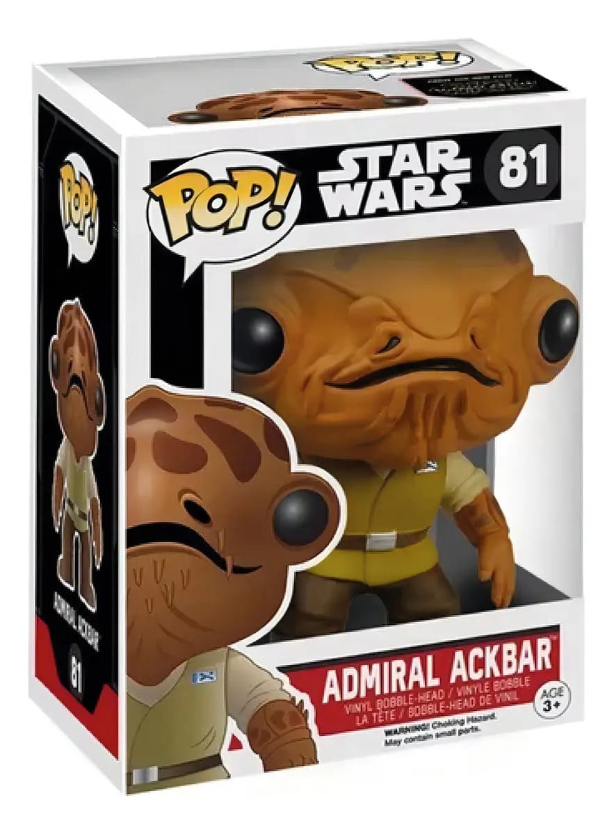 Funko Pop - Pop! Star Wars - Almirante Ackbar No 81