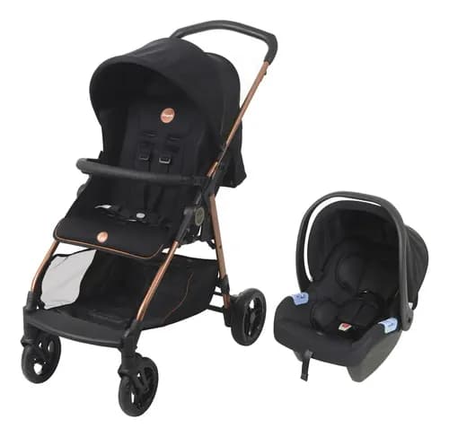 Travel System Lui Preto Cobre - Burigotto