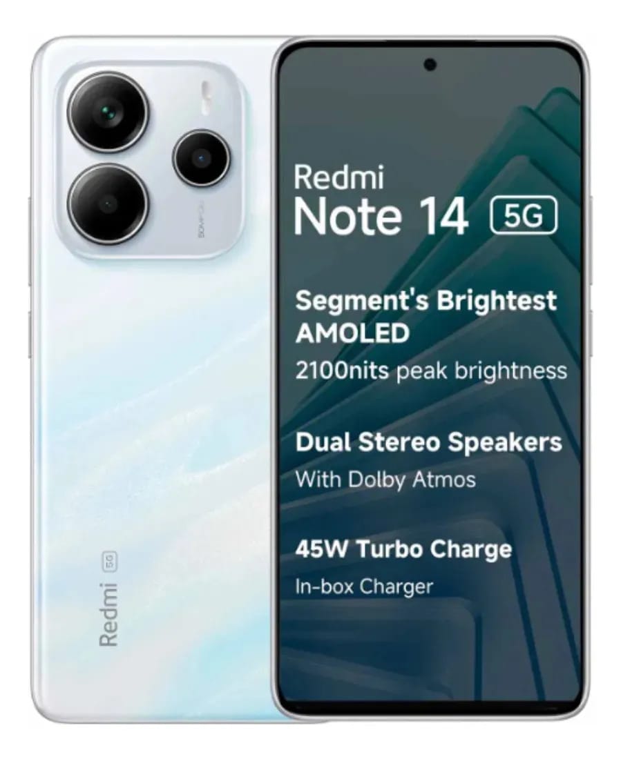 Xiaomi Redmi Note 14 5g 8gb Ram 256gb Dual Sim Branco