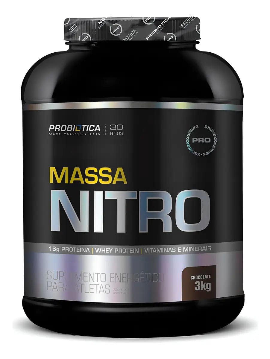 Massa Nitro - 3kg - Probiótica - Chocolate