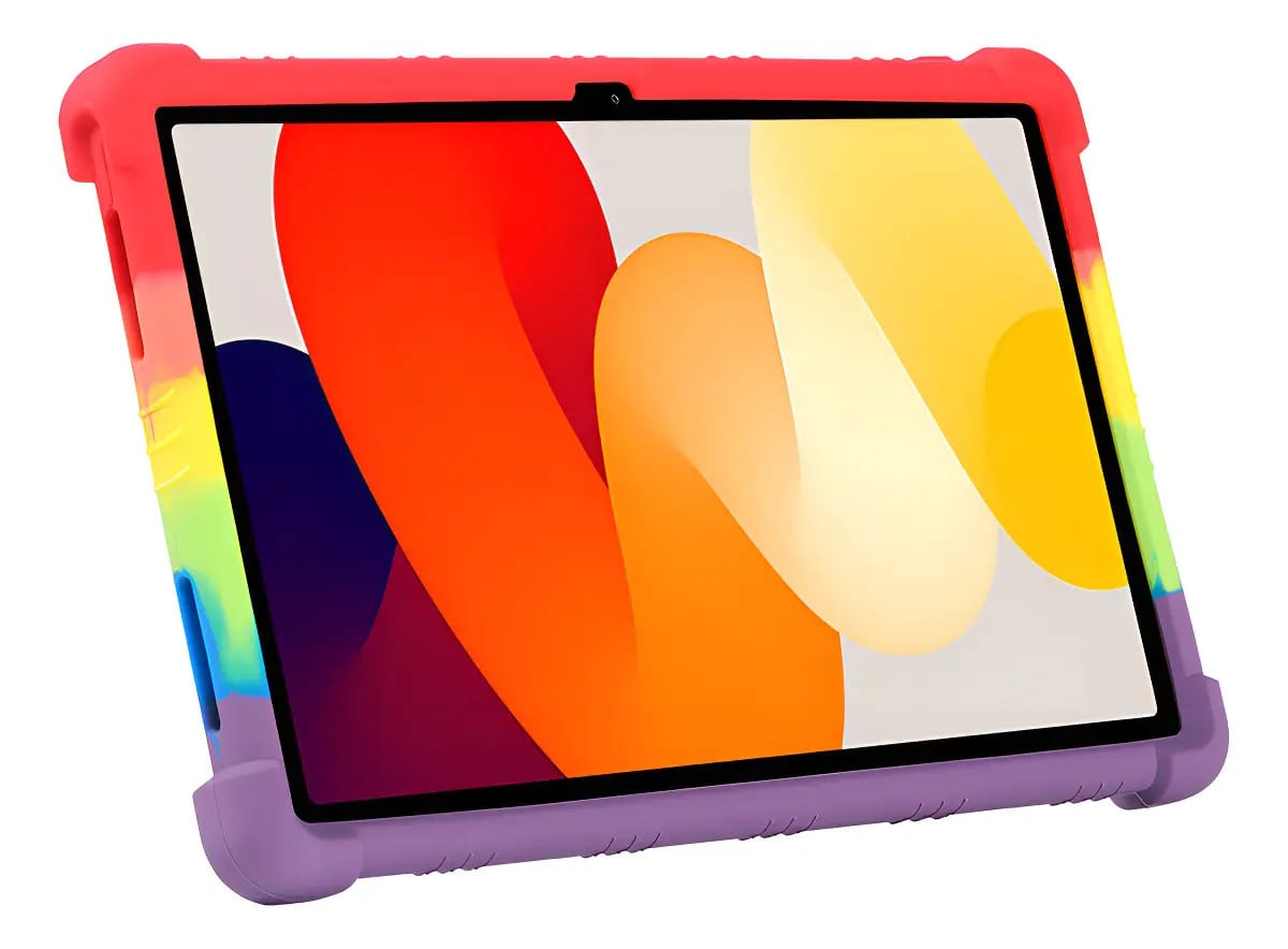Capa protetora para tablet Redmi Pad Se 2023 com suporte cor verde